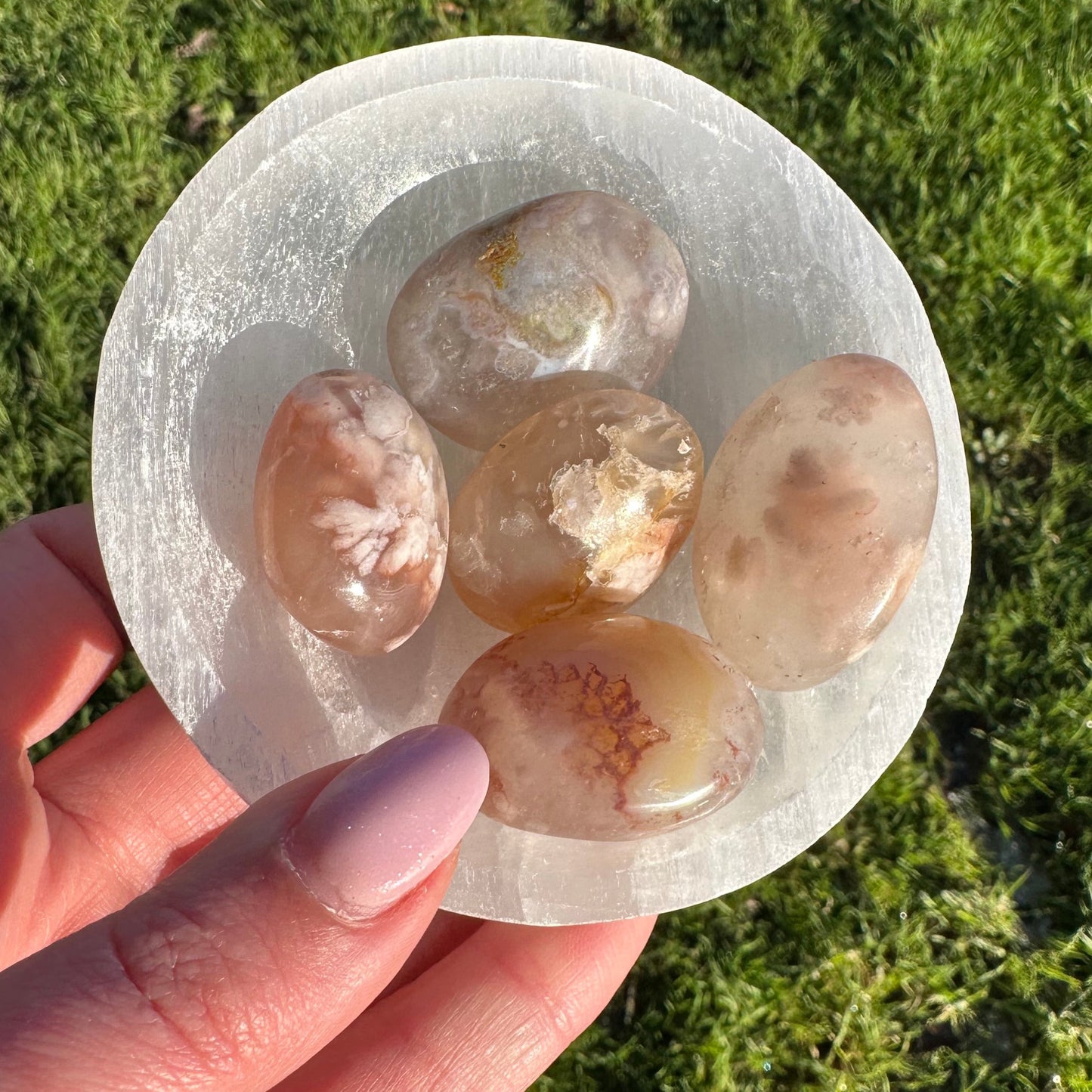 Bloemagaat mini handsteen