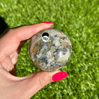 Oceaan jaspis handsteen #163