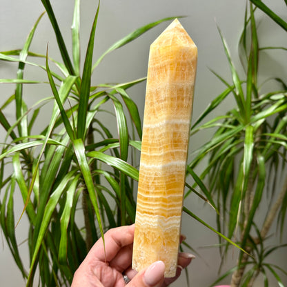 Oranje calciet toren