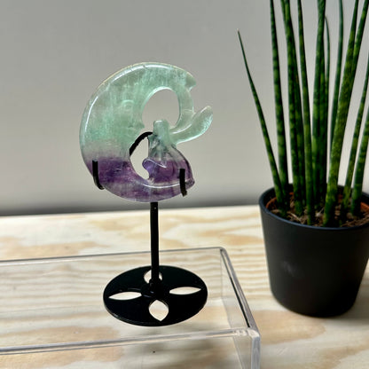 Fluoriet elfje op maan