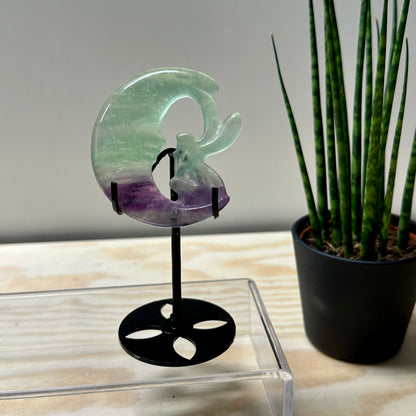 Fluoriet elfje op maan