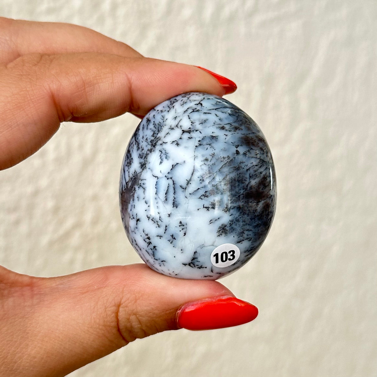 Dendriet agaat handstenen