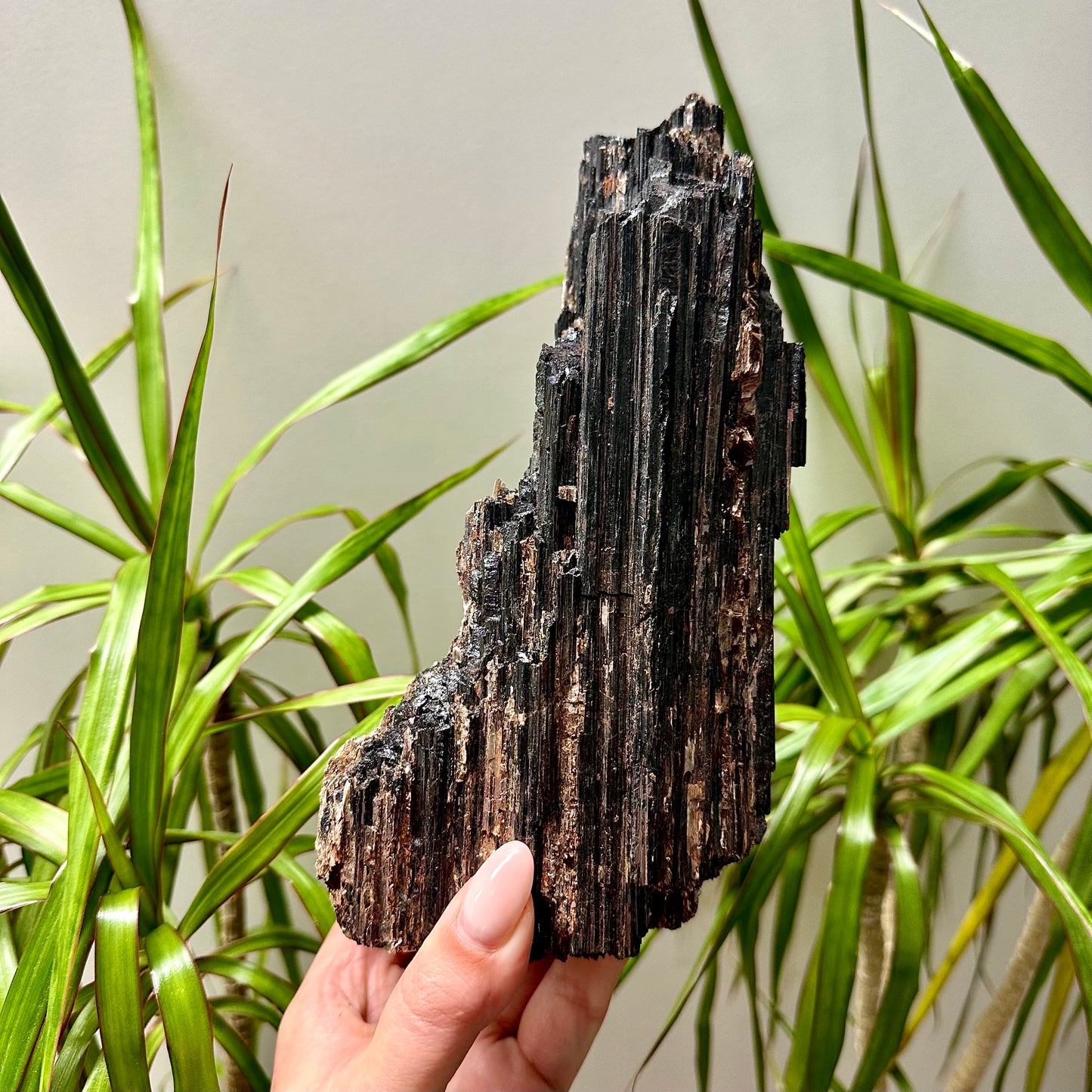 Zwarte toermalijn met mica #147