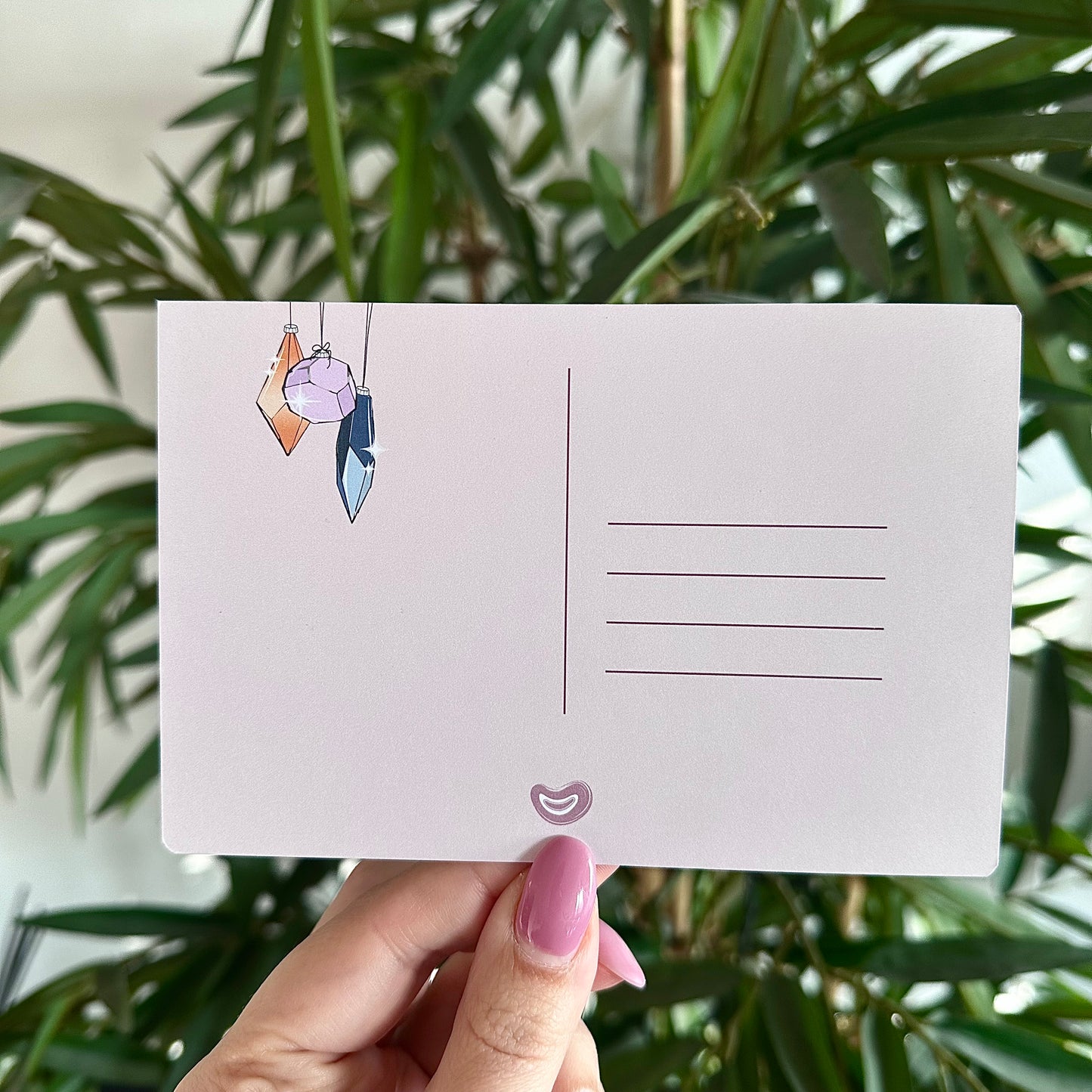 Edelsteen kerstkaarten