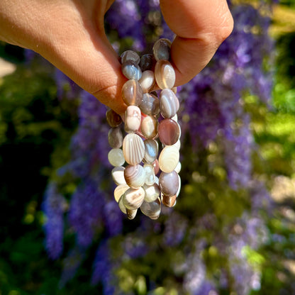 Botswana agaat getrommelde armband