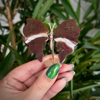 Kleine vlinder op standaard