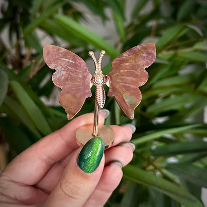 Kleine vlinder op standaard