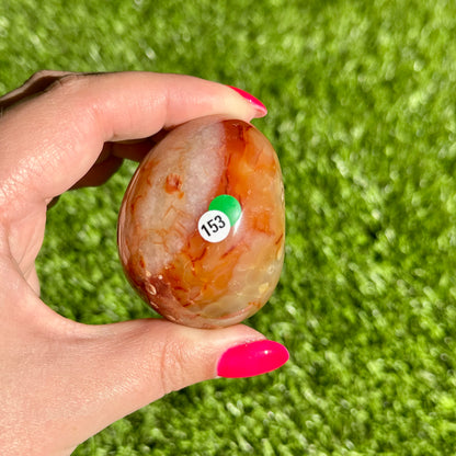 Carneool handsteen #153