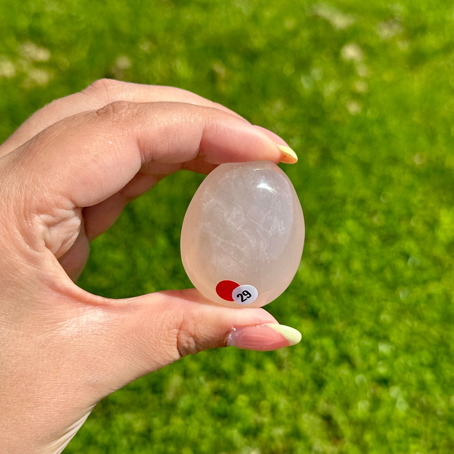 Rozenkwarts handsteen #29