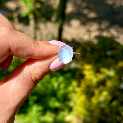 Maansteen ring 925 zilver