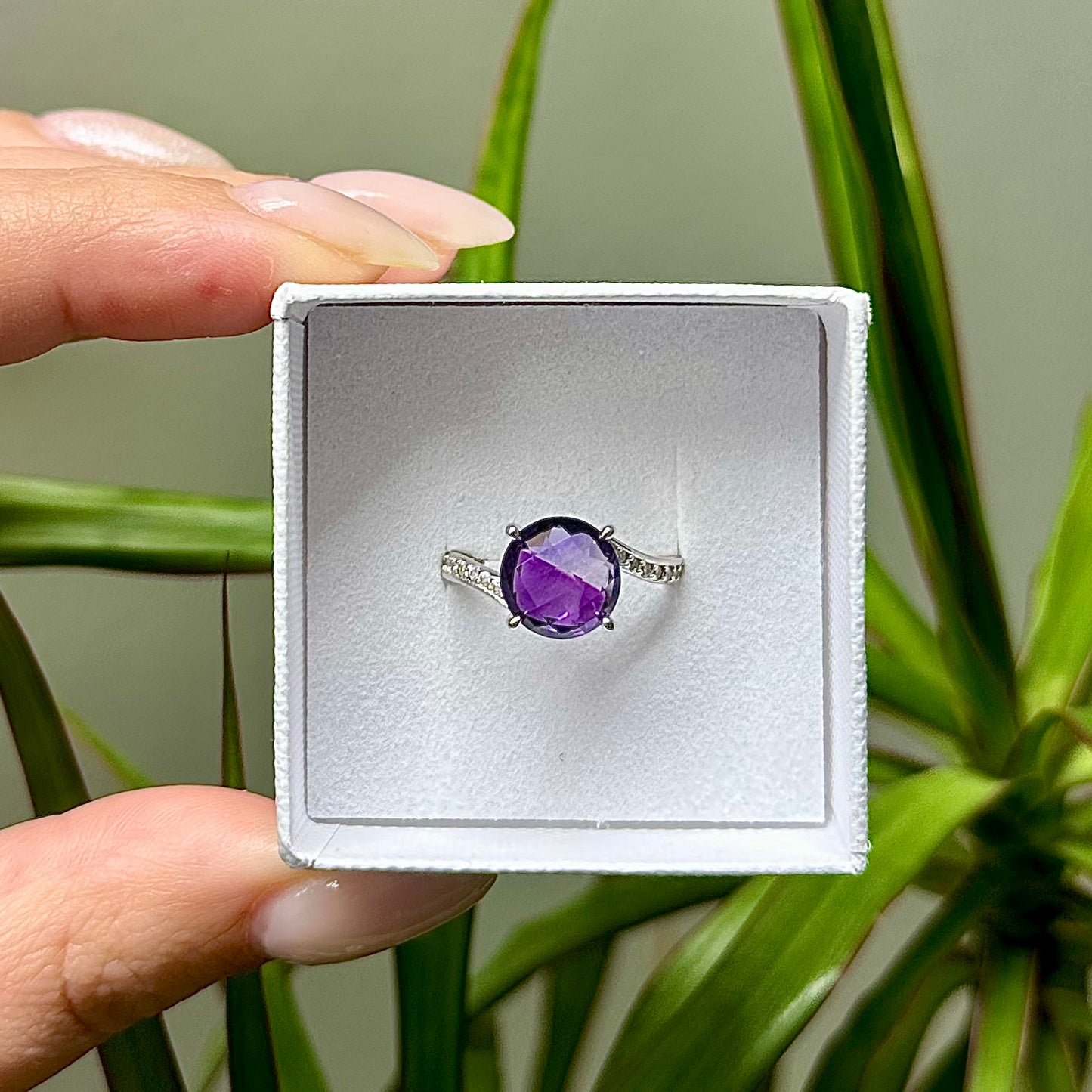 Amethist ringen 925 zilver