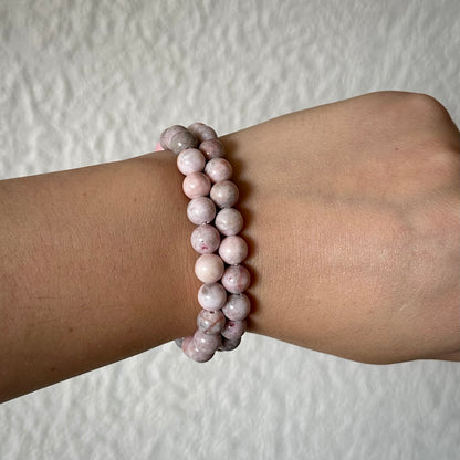 Zebra jaspis 8 mm armband