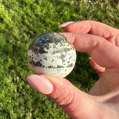 Oceaan jaspis bol groen