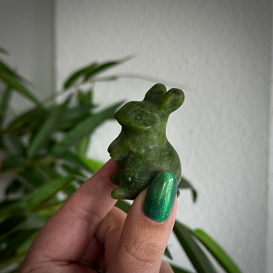 Groene jade konijn