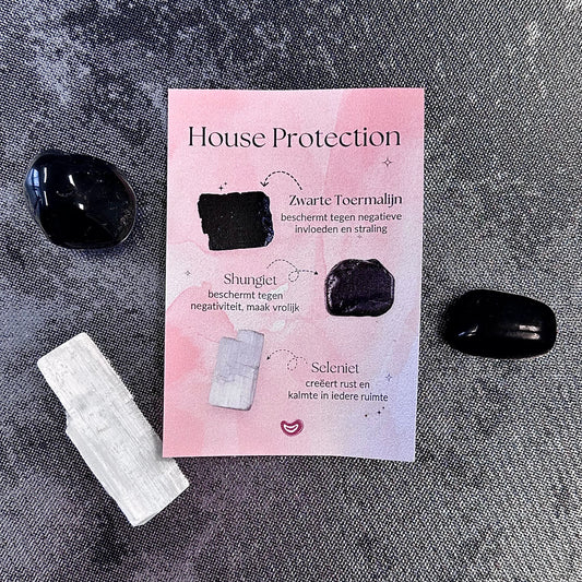 House protection, trommelstenen cadeauset