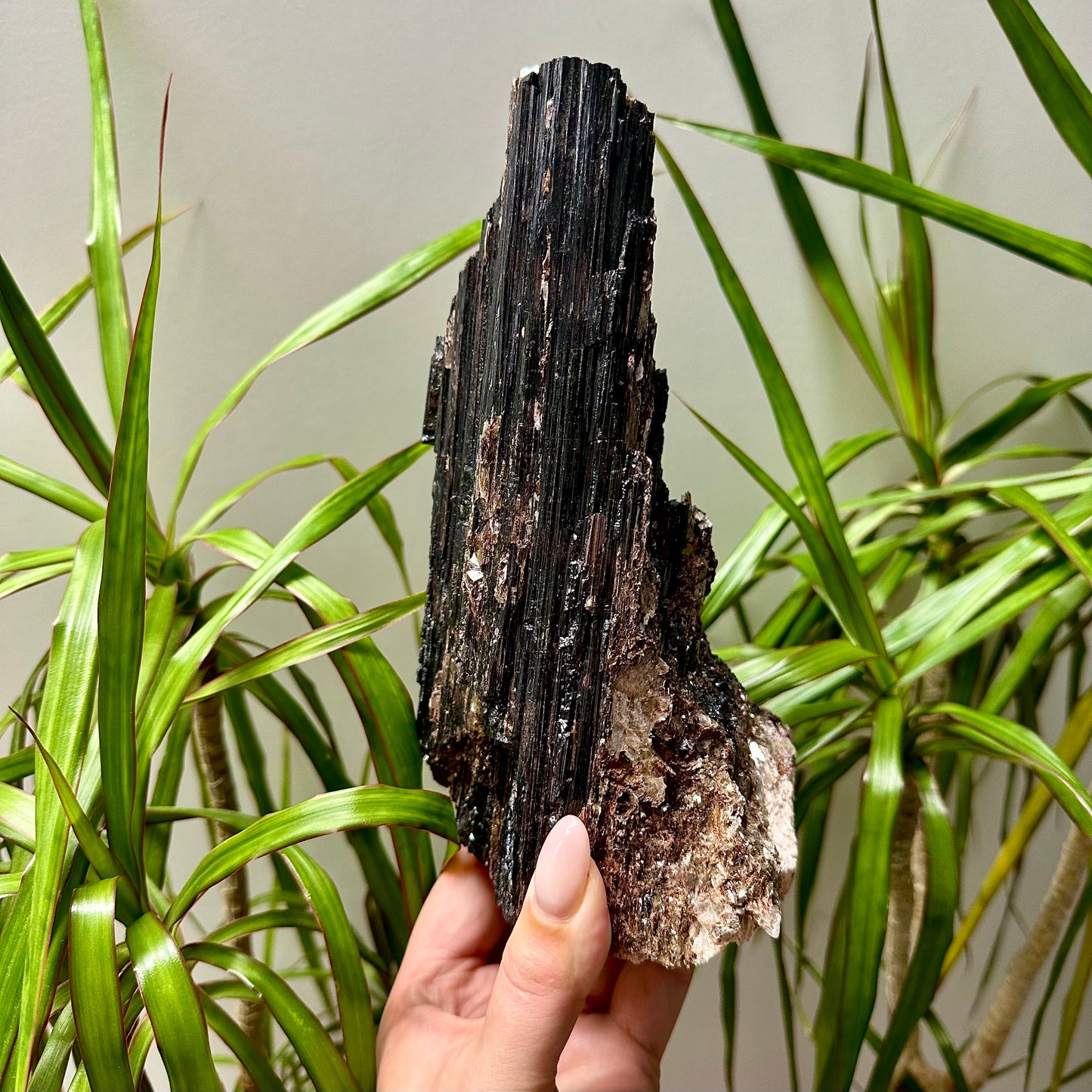 Zwarte toermalijn met mica #147