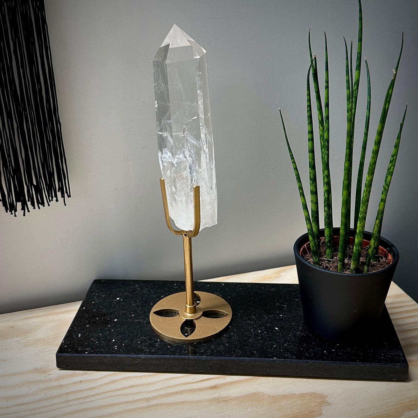 Bergkristal punt in standaard #512