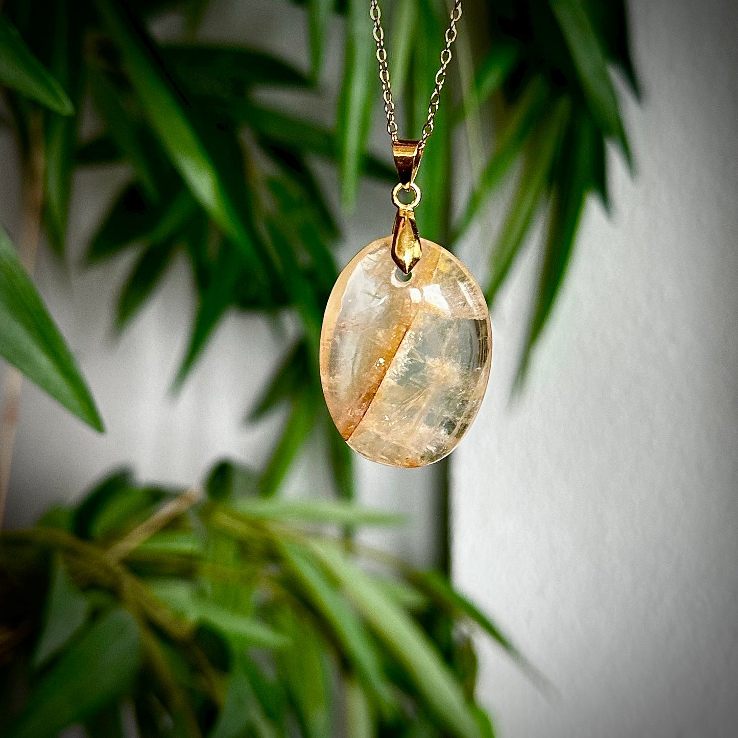 Golden healer kettinghangers - goud