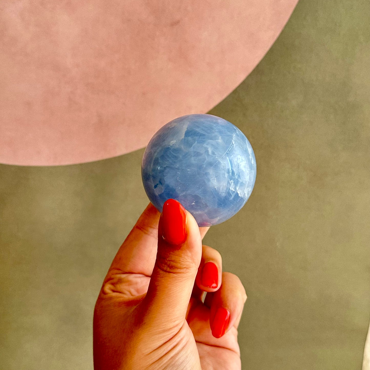 Blauwe calciet bol 1471