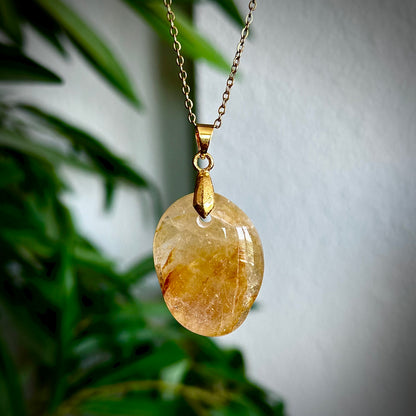 Golden healer kettinghangers - goud