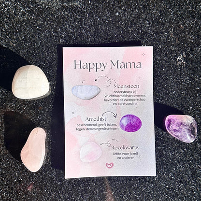 Diverse cadeausetjes met trommelstenen