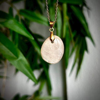 Lichte maansteen kettinghangers - goud