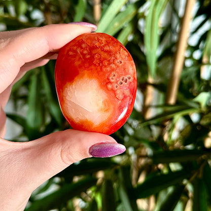 Carneool handsteen #425