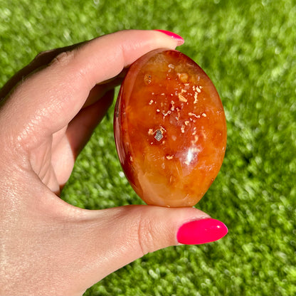 Carneool handsteen #159