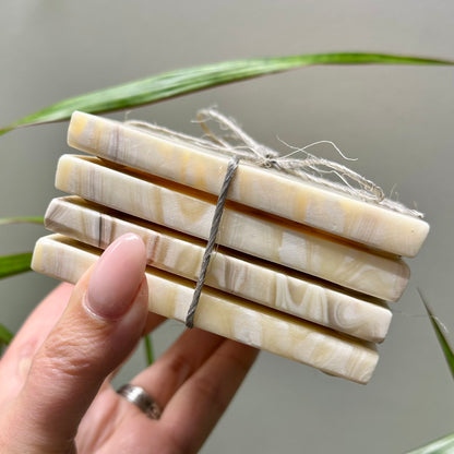 Zebra onyx onderzetters