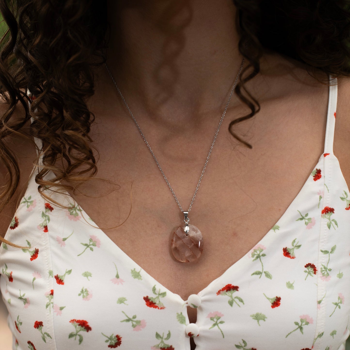 RVS ketting zilver