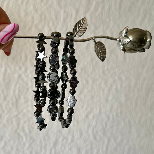 Hematiet diverse armbanden