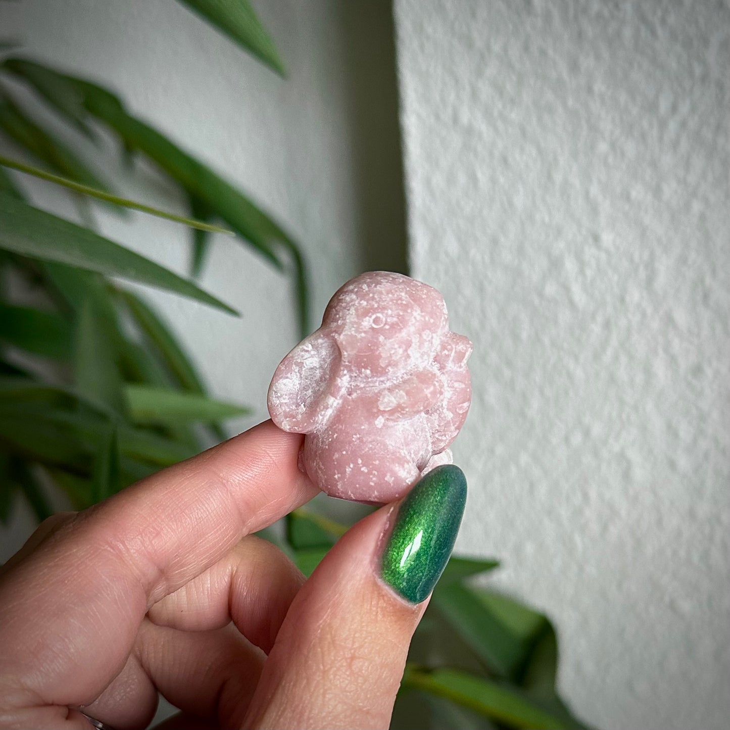 Roze Andes opaal konijntje