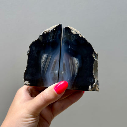 Agaat boekensteun #683