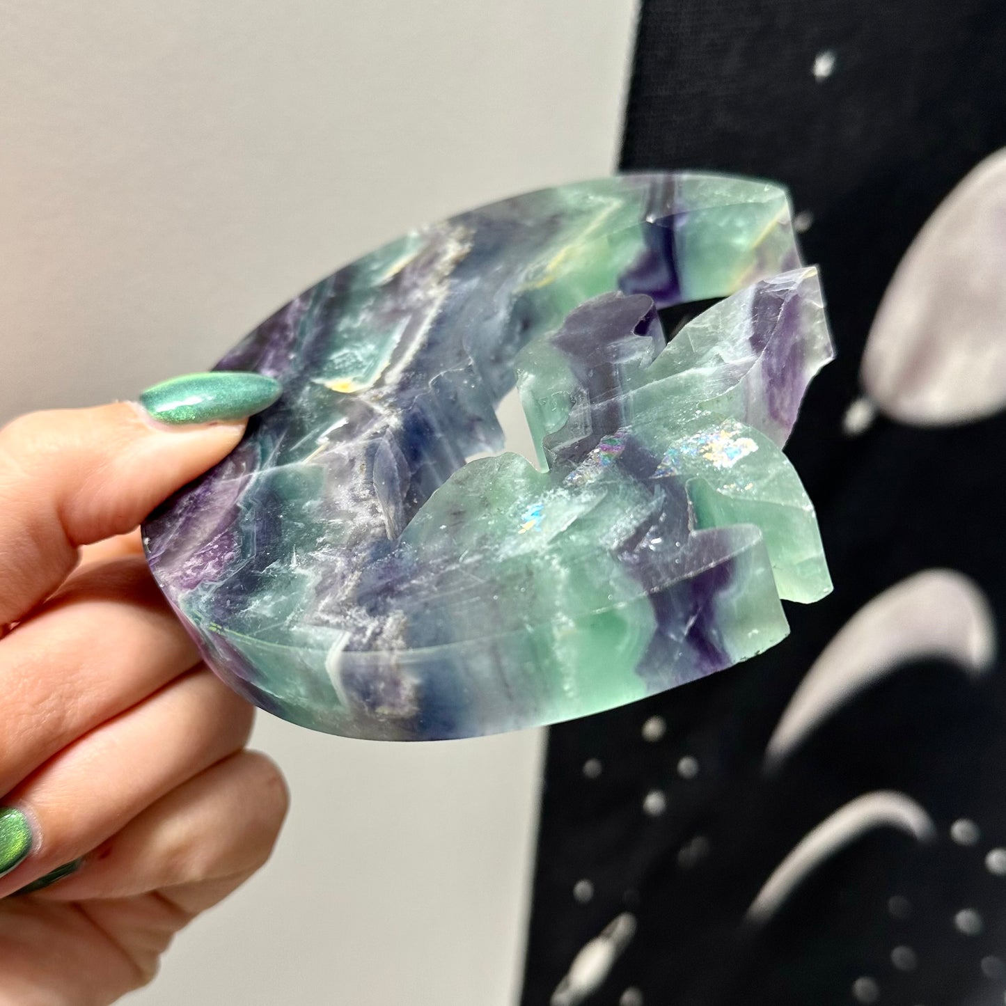 Fluoriet elf op maan