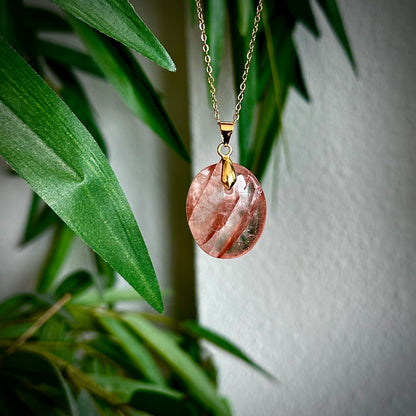 Red healer kettinghangers - goud