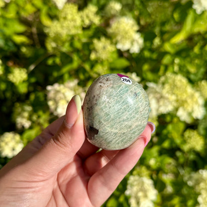 Amazoniet handsteen #204