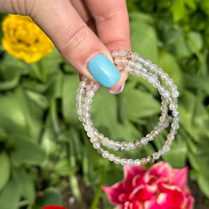 Dendriet agaat armband facet