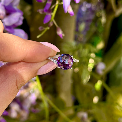 Amethist ringen 925 zilver