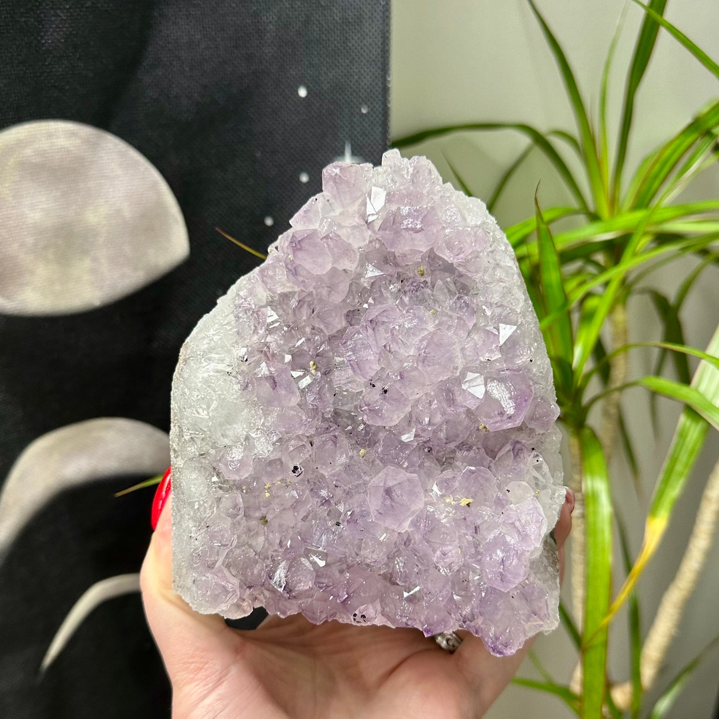 Diverse amethist clusters