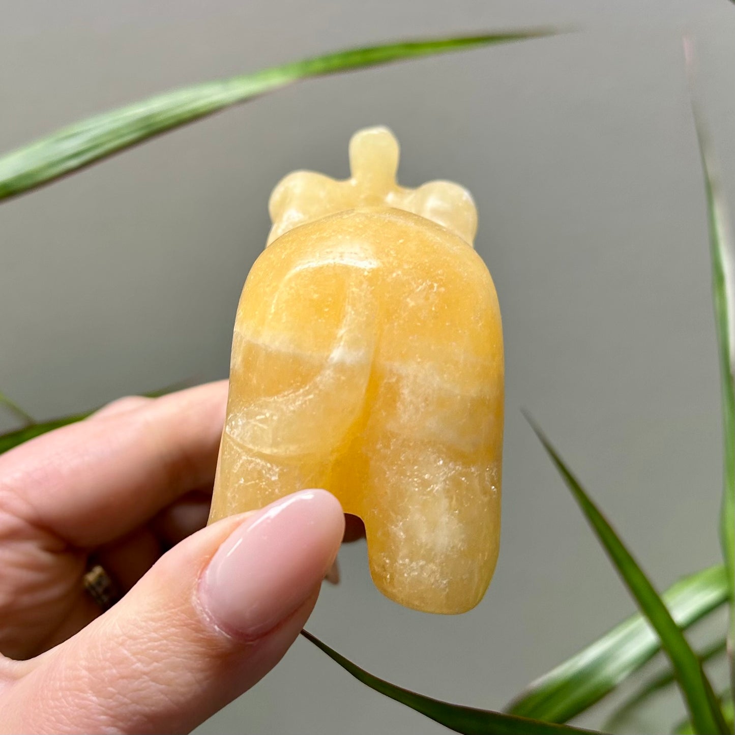 Oranje calciet olifant