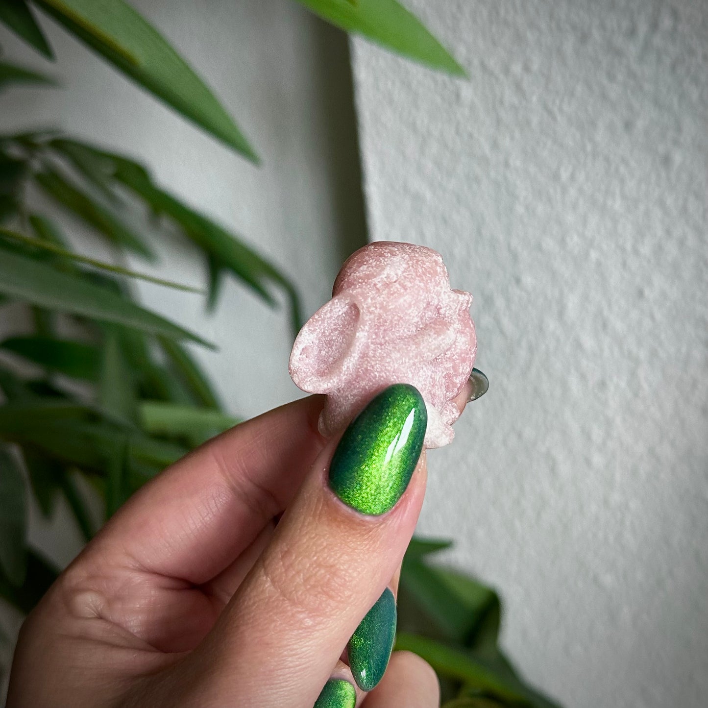 Roze Andes opaal konijntje