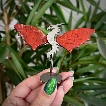 Rode jaspis draakjes