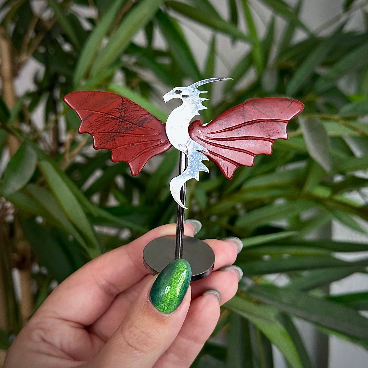 Rode jaspis draakjes