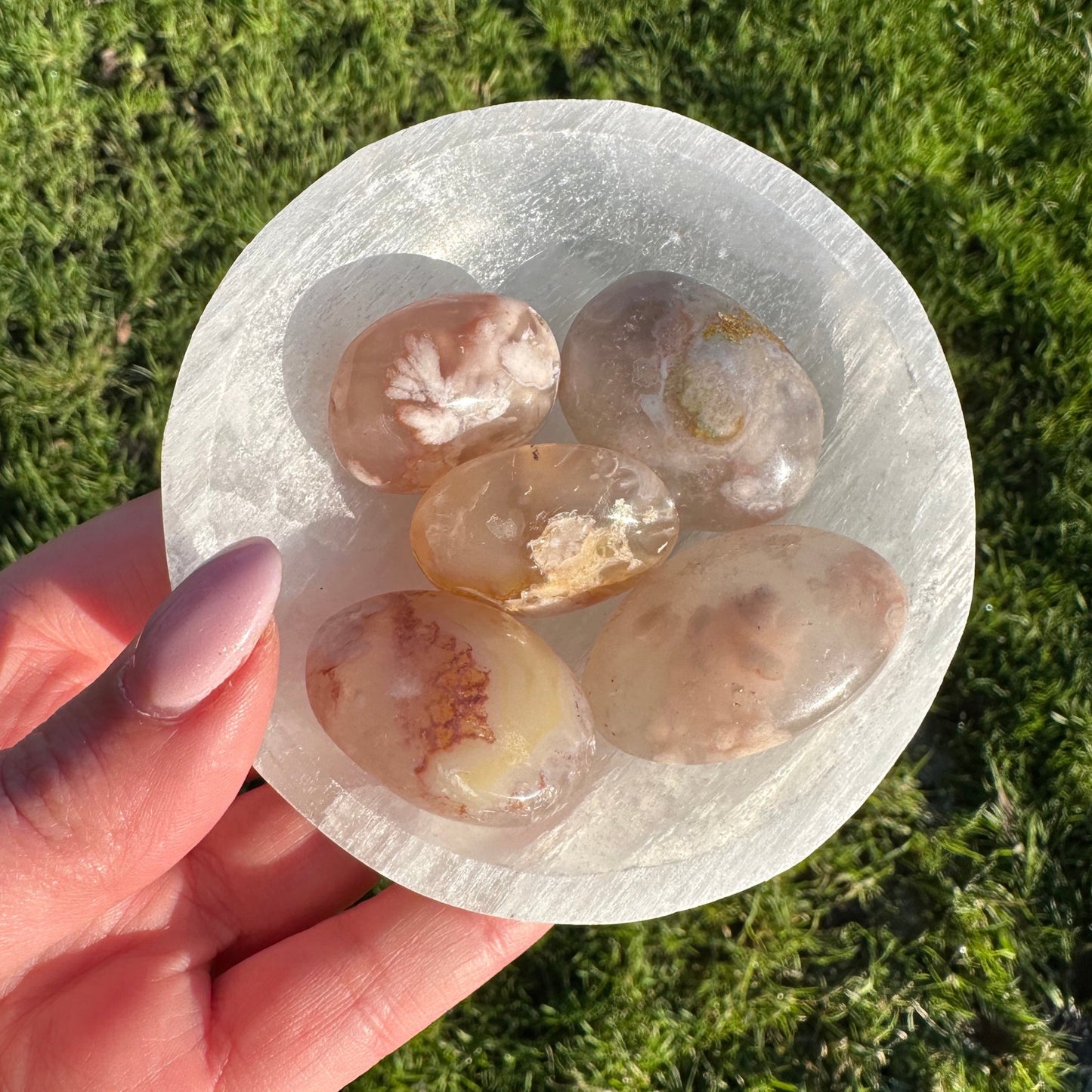 Bloemagaat mini handsteen