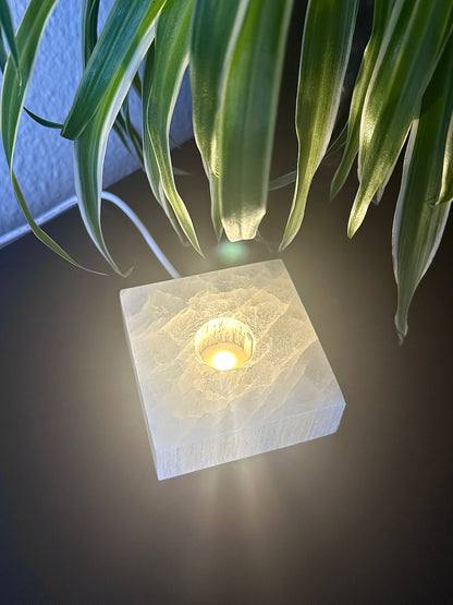 Seleniet bolhouder met lampje