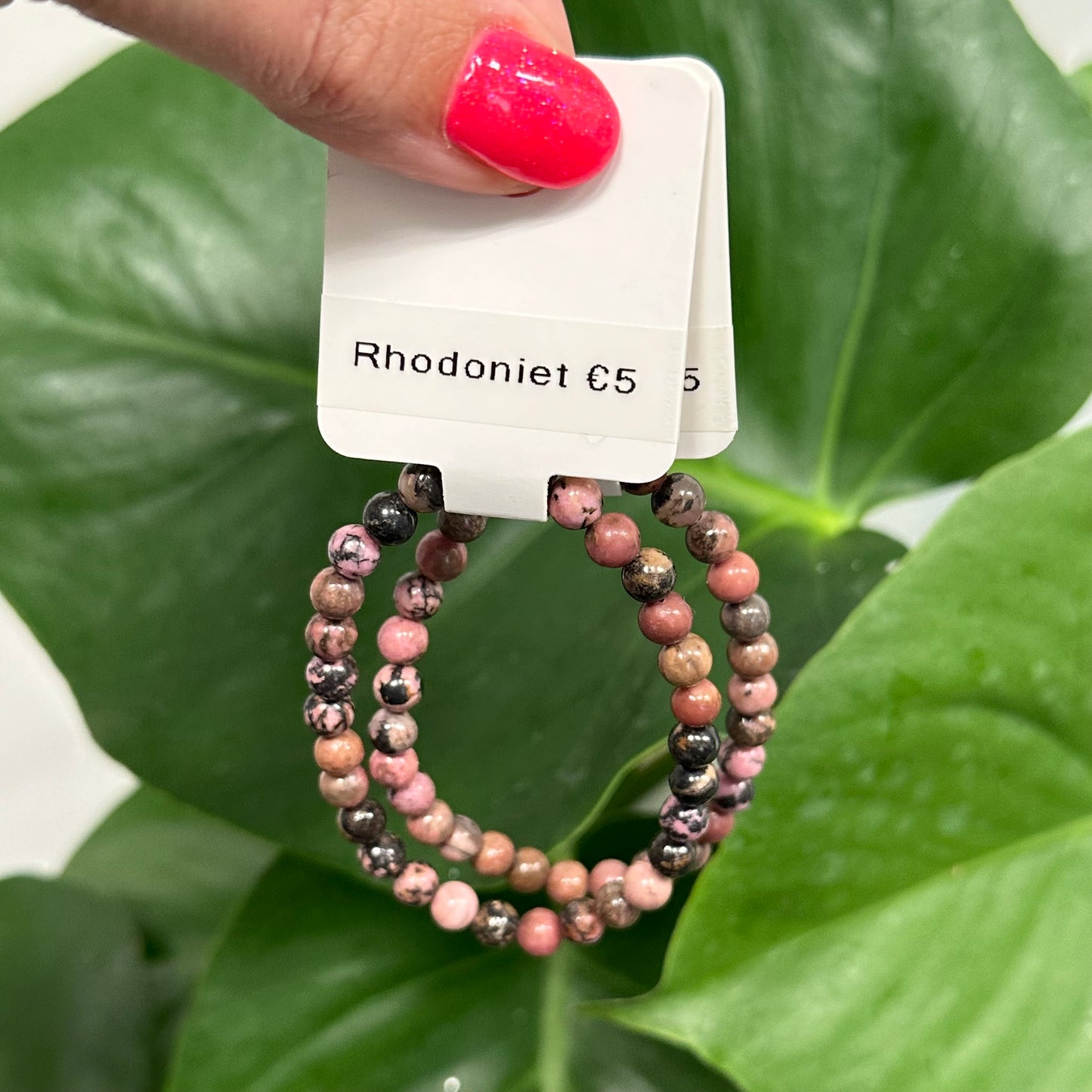 Rhodoniet armband