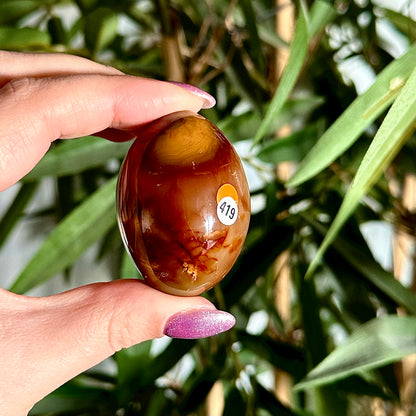 Carneool handsteen #419