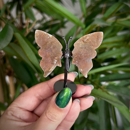 Kleine vlinder op standaard