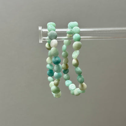 Amazoniet getrommelde armband