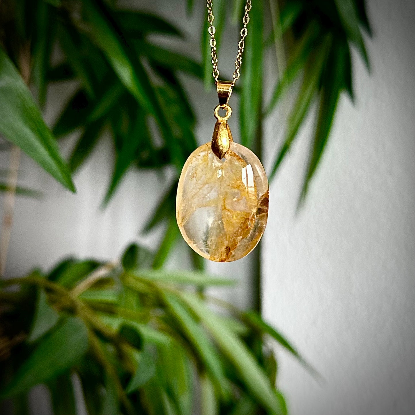 Golden healer kettinghangers - goud